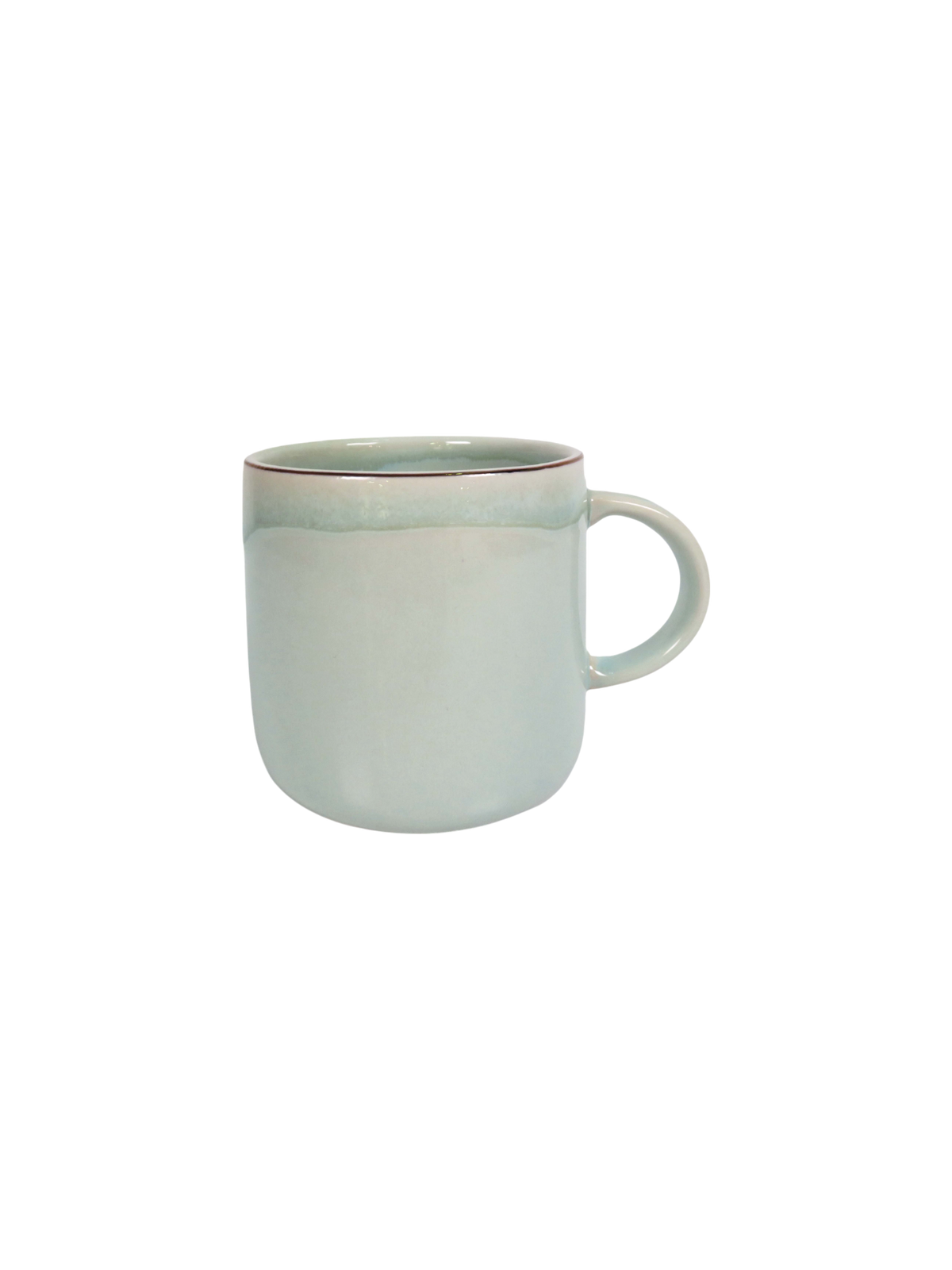 Reactive Glaze Turquoise Mug