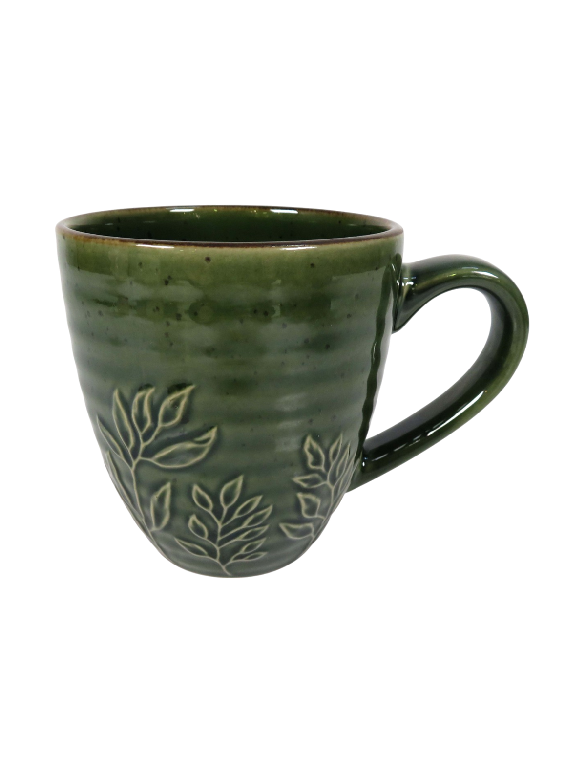 Speckle Leaf Mug in Green