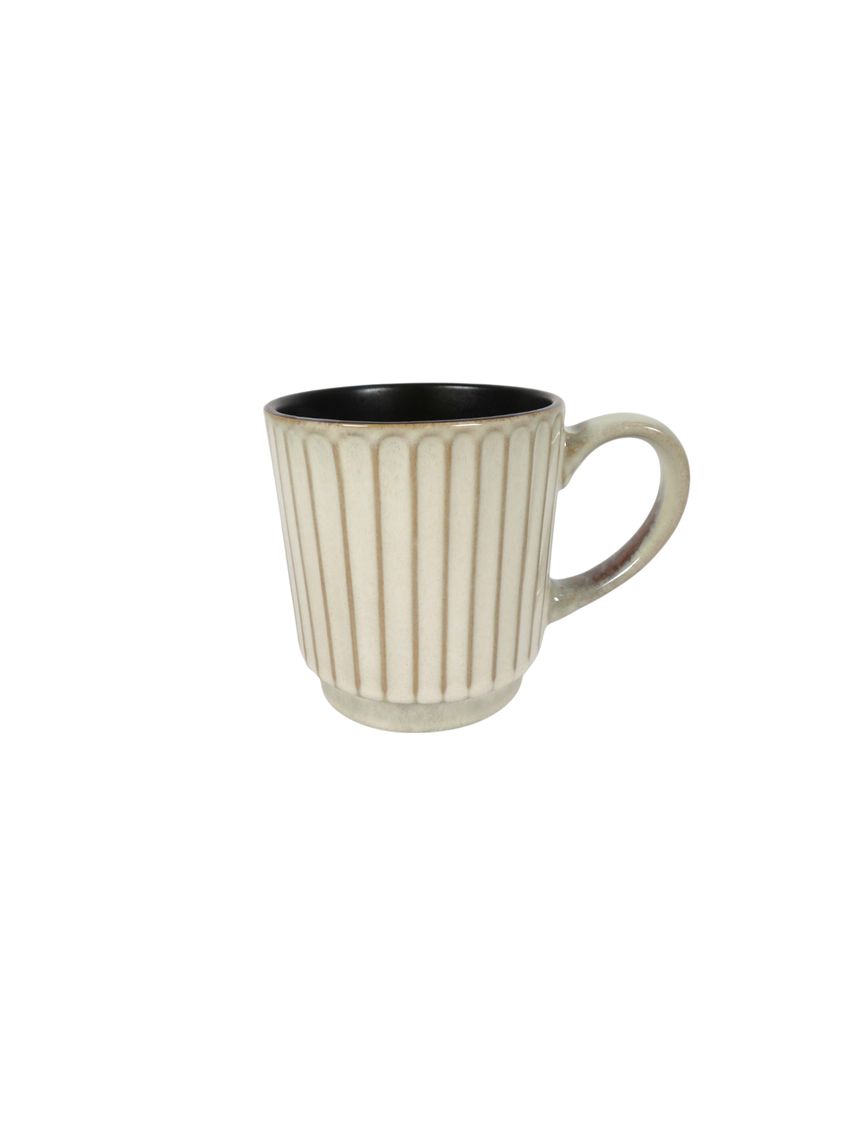 Reactive Ribbed Striped Mug