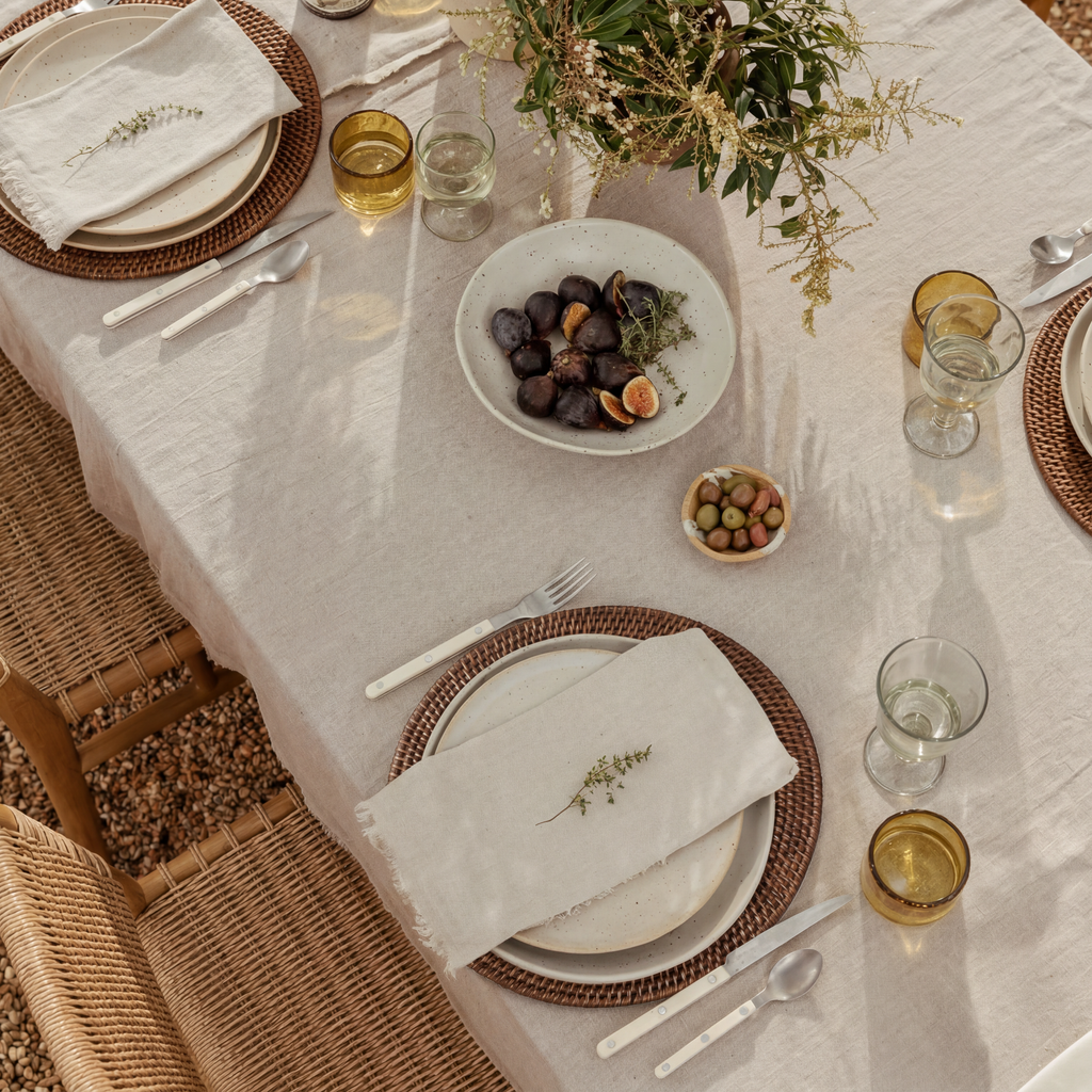 Tabl Round Placemat - Vintage Natural