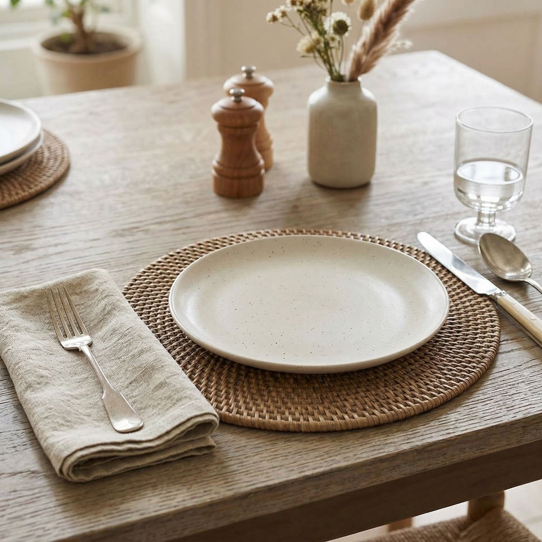 Tabl Round Placemat - Natural