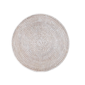 Tabl Round Placemat - White Wash