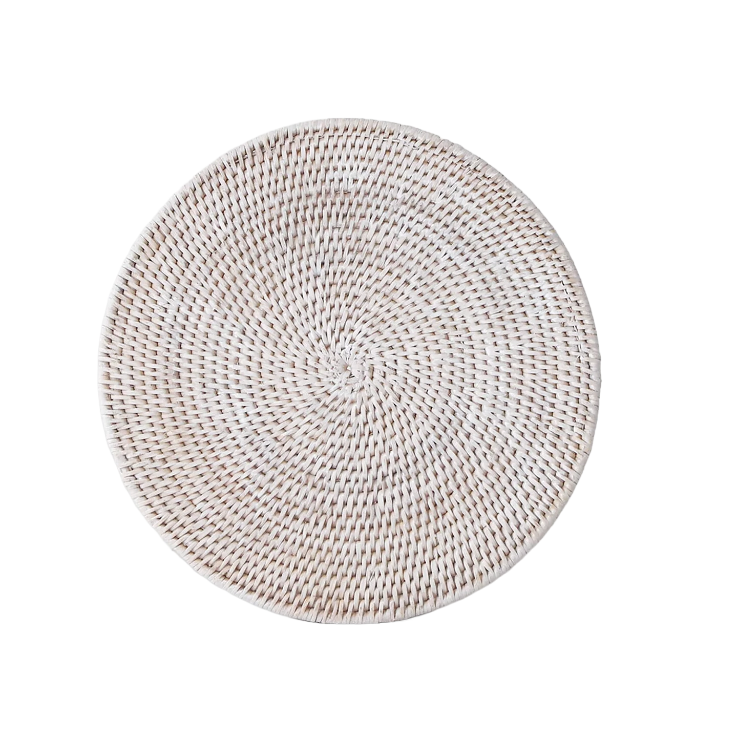 Tabl Round Placemat - White Wash